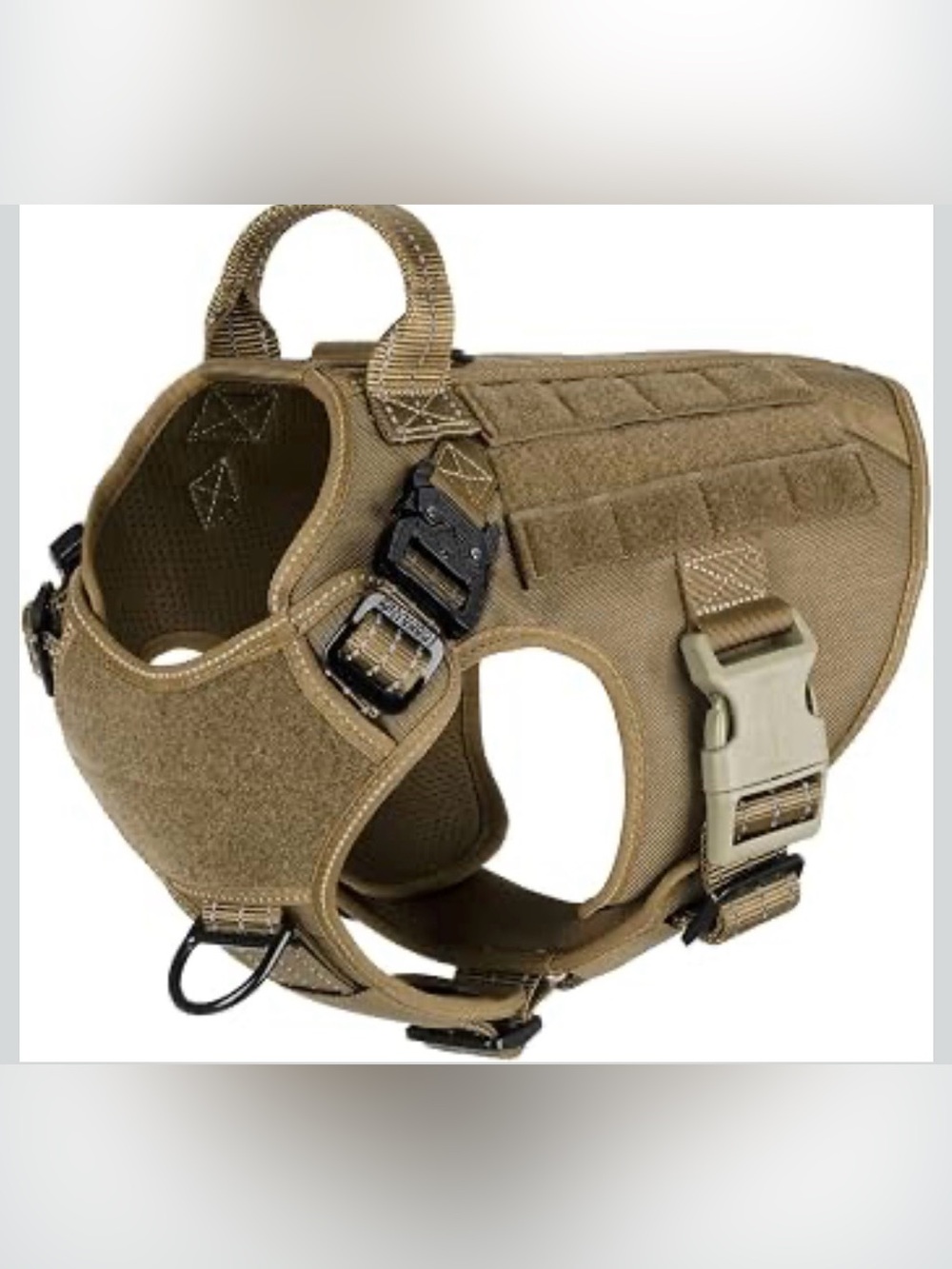Tactical Dog Harness for Medium Dogs,Reflective No Pull Dog Vest. 651/DB-2:v
